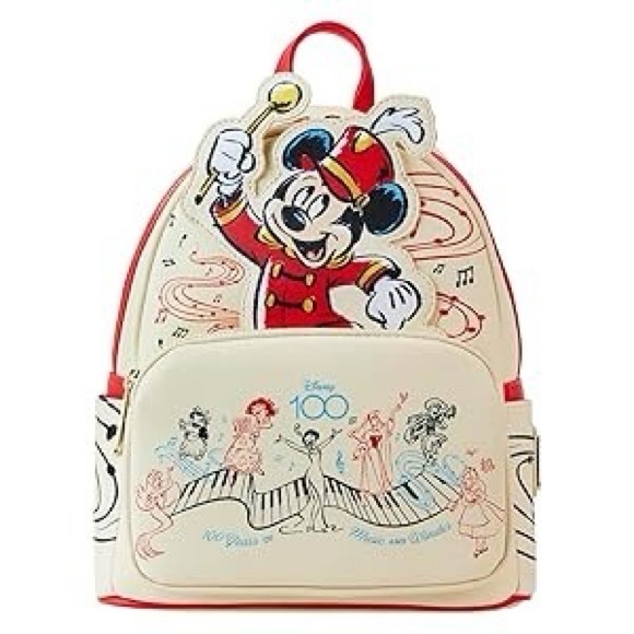 Loungefly Disney 100 Years Mickey Music Wonder Backpack - Picture 1 of 4